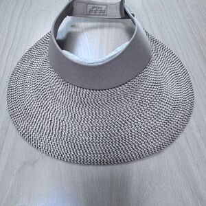 Eric Javits Cream Sun Visor